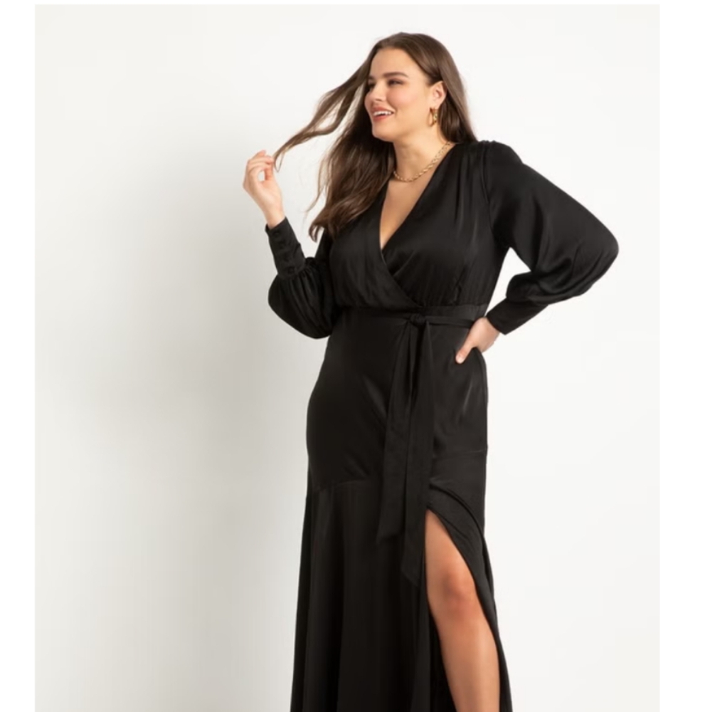 Satin Maxi Dress
